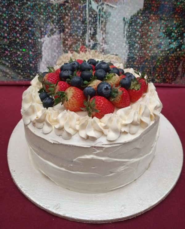 Torta de limón y frutos rojos ( 12 - 20 Porciones  )